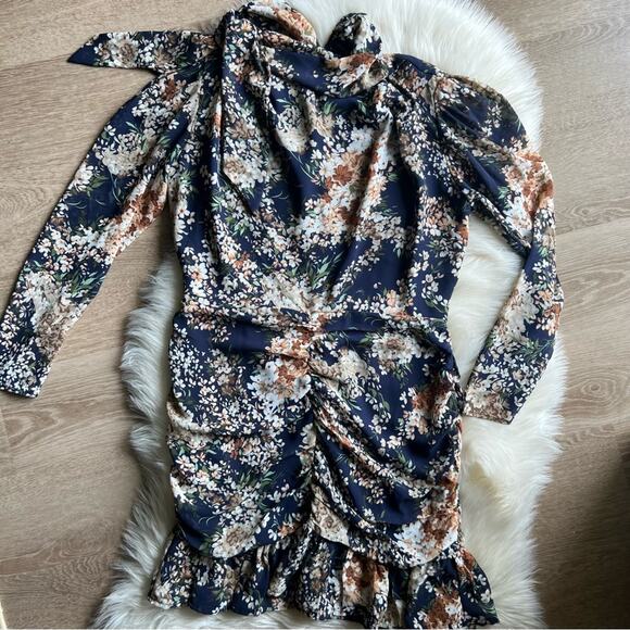 minkpink brigitte floral mini dress size large - Picture 4 of 7